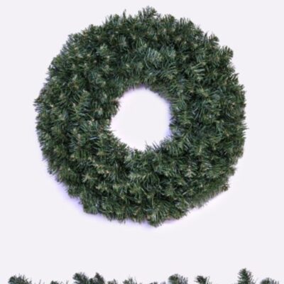 Christmas Tree World Extra Wide Arbor Vitae Wreath (60Cm – 150Cm)  Outdoor Christmas Wreaths