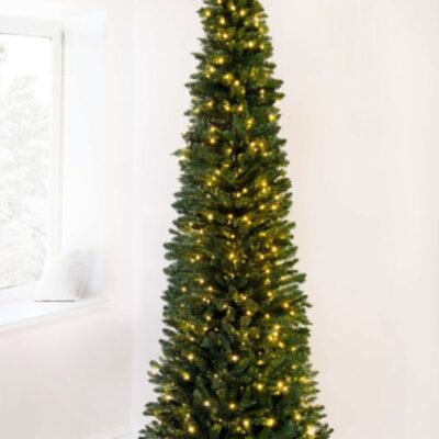 Christmas Tree World The Pre-Lit 5Ft Green Italian Pencilimo Tree  5 Foot Pre Lit Christmas Trees