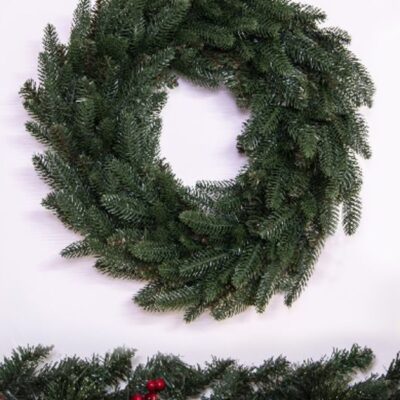 Christmas Tree World The Ultra Mixed Pine Wreath (50Cm-60Cm)  Outdoor Christmas Wreaths