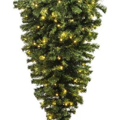 Christmas Tree World The Pre-Lit Hanging Upside Down Tree (3Ft To 4Ft)  3 Foot Pre Lit Christmas Trees