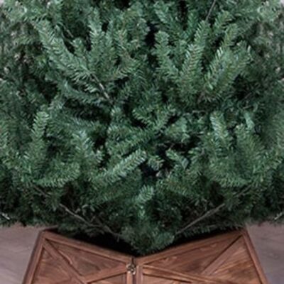 Christmas Tree World Wooden Christmas Tree Skirt In 3 Colours (For 6Ft-8Ft Trees – Tight Fit)  Tree Skirts & Surrounds