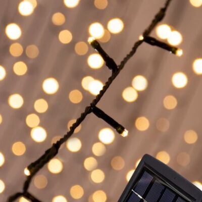 Christmas Tree World 400 Led Solar Powered String Lights (4 Colours)  Outdoor Christmas Lights