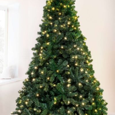 Christmas Tree World 4Ft Pre-Lit Arbor Vitae Fir Tree  4 Foot Pre Lit Christmas Trees