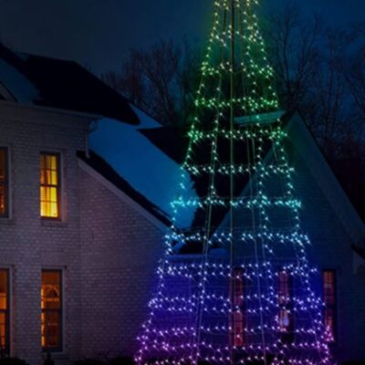 Christmas Tree World 6M Twinkly Light Tree 1000 Rgb+W Led, Plug Type G  Twinkly Lights