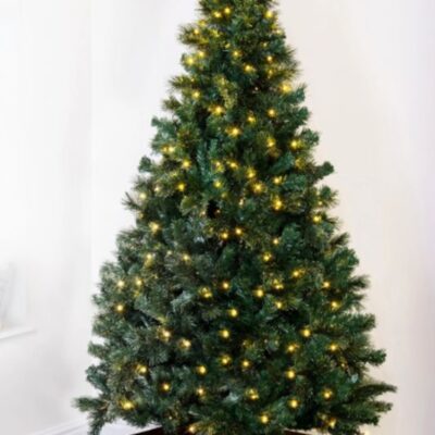 Christmas Tree World The 7Ft Pre-Lit Majestic Dew Pine Tree  Ultra Realistic Christmas Trees