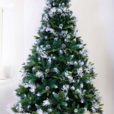 Christmas Tree World The Snowy Scots Pine Tree (4Ft To 9Ft)  Ultra Realistic Christmas Trees