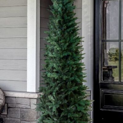 Christmas Tree World The 7Ft Indoor/Outdoor Ultra Slim Mixed Pine  Ultra Realistic Christmas Trees